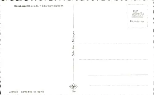 Hornberg Schwarzwald Schwarzwaldbahn *