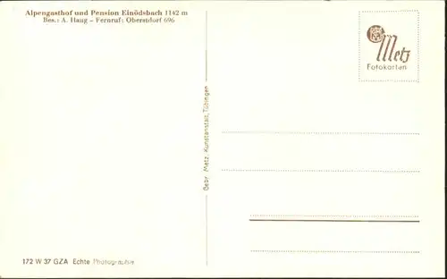 Einoedsbach Trettach Maedelegabelgruppe Hochfrott *