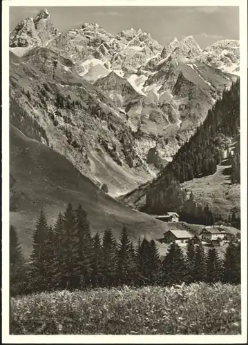 Einoedsbach Trettach Maedelegabelgruppe Hochfrott *