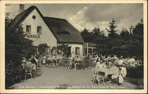 Friedrichshain Felixsee Cafe Waldidyll / Felixsee /Spree-Neisse LKR