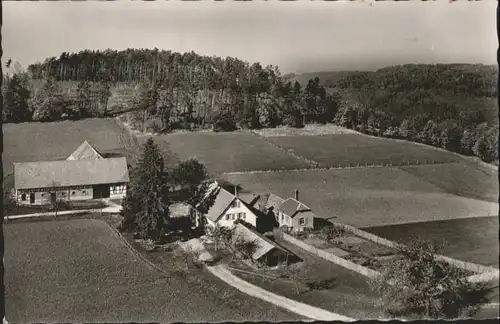 Wuertingen Schwaebische Alb Fliegeraufnahme Gaststaette zum uebersbergerhof *