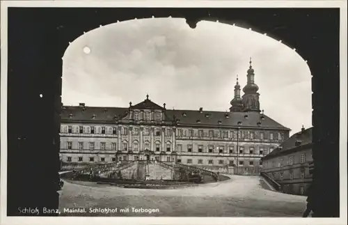 Bad Staffelstein Schlosshof Torbogen Schloss Banz *