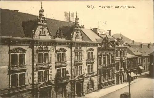 Bruex Most Sudetengau Bruex Marktplatz Stadthaus Zeitung x / Most /