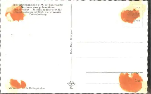 Sehringen Gasthaus zum gruenen Baum *