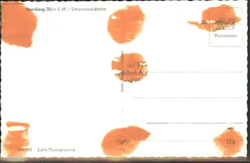 Hornberg Schwarzwald Schwarzwaldbahn *