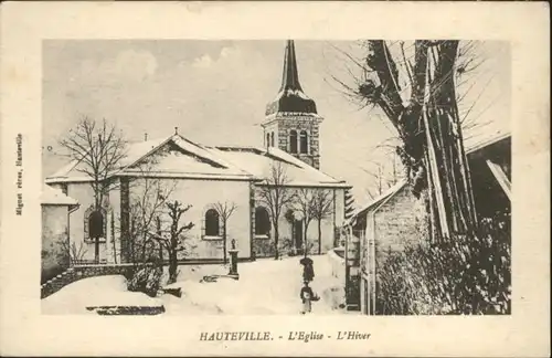 Hauteville FR Hauteville Eglise Hiver * / Hauteville /Bz. La Gruyere