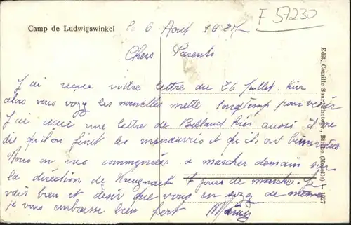 Ludwigswinkel Camp Mess Officiers *