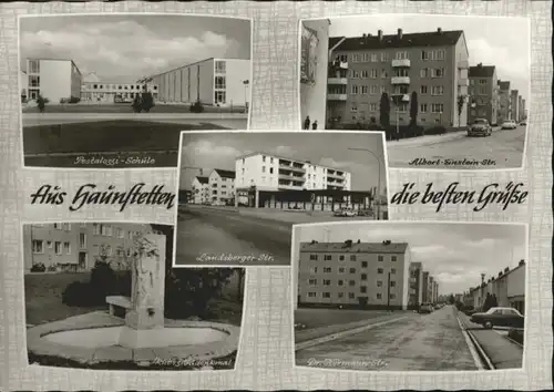 Haunstetten Augsburg Pestalozzischule Albert Einstein Strasse Ruebezahldenkmal *