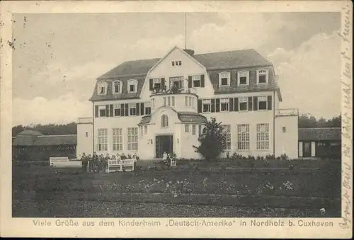 Nordholz Bremerhaven Kinderheim Deutsch Amerika x / Nordholz /Cuxhaven LKR