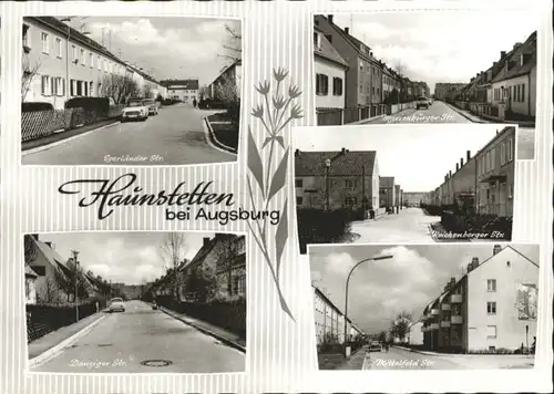 Haunstetten Augsburg Egerlaenderstrasse Danzingerstrasse *