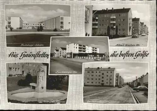 Haunstetten Augsburg Pestalozzi Schule Albert Einstein Strasse Ruebezahldenkmal Landsbergerstrasse *