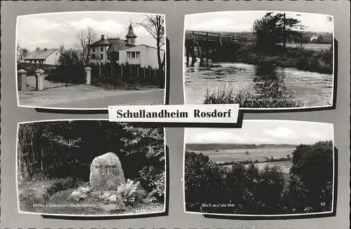 Rosdorf Holstein Schullandheim Detlev von Liliencorn Gedenkstein x