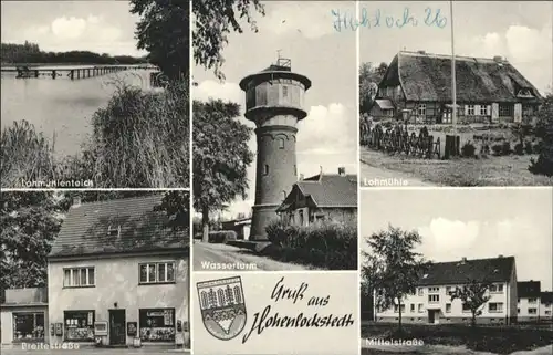 Hohenlockstedt Wappen Wasserturm Breitestrasse Lohmuehle Mittelstrasse *