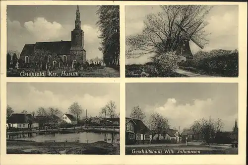 Ostenfeld Husum Ostenfeld Husum Geschaeftshaus Wilhelm Johannsen x / Ostenfeld (Husum) /Nordfriesland LKR