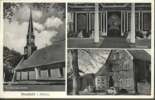 Hennstedt Dithmarschen Ehrenhalle Tetens Gasthof x