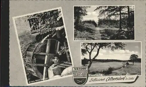 Albersdorf Muehlenrad Waldweg Gieselautal Wappen x