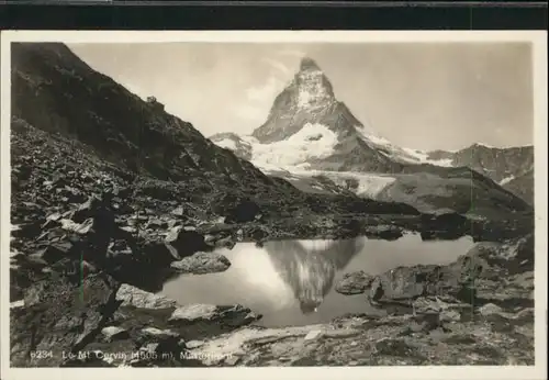 ww89388 Matterhorn VS Matterhorn Cervin * Kategorie. Matterhorn Alte Ansichtskarten