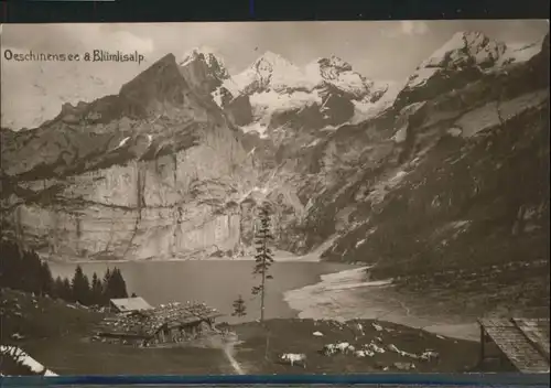 Oeschinensee Bluemlisalp x