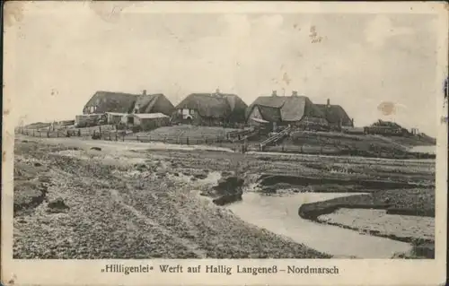 Hallig Langeness Hilligenlei Werft Nordmarsch *