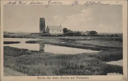 Pellworm Kirche Ruine x
