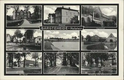 Bargteheide Bargteheide Holstein Post Bahnhof Jagdschloss Markt * / Bargteheide /Stormarn LKR