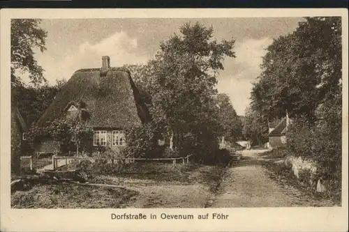 Oevenum Foehr Dorfstrasse *