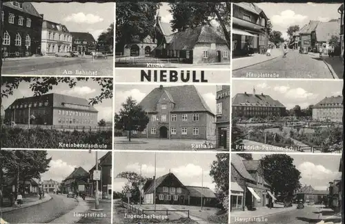 Niebuell Bahnhof Schule Jugendherberge Rathaus x