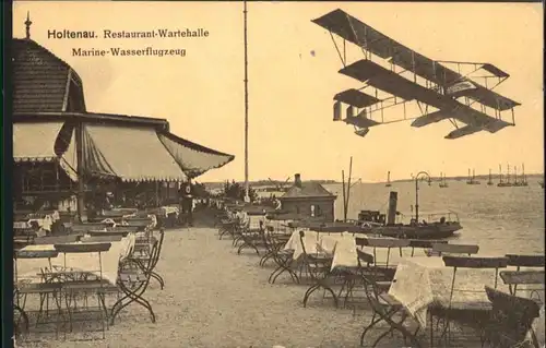 Holtenau Kiel Restaurant Wartehalle Marine Wasserflugzeug * / Kiel /Kiel Stadtkreis