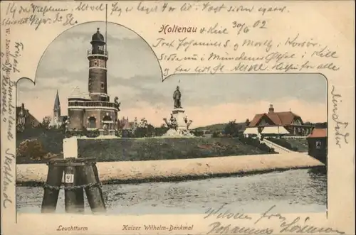 Holtenau Kiel Leuchtturm Kaiser Wilhelm Denkmal x / Kiel /Kiel Stadtkreis