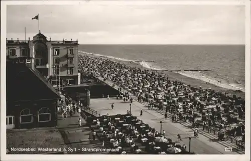 Westerland Sylt Strandpromenade x