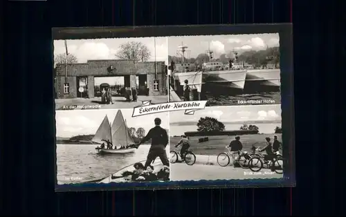 Karlshoehe Eckernfoerde Hauptwache Hafen Kutter Noor *