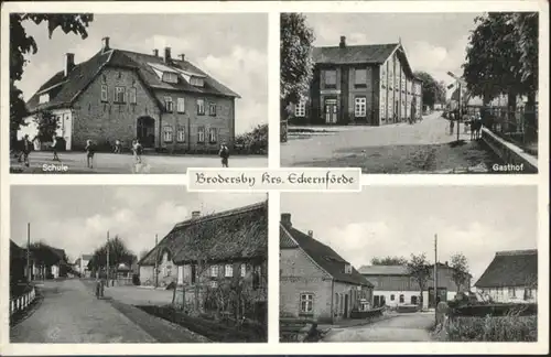 Brodersby Schleswig Brodersby Schleswig Schule Gasthof  * / Brodersby /Schleswig-Flensburg LKR