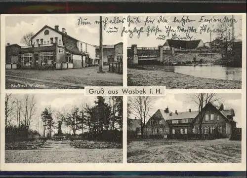 Wasbek Wasbek Kaufhaus Joehnk x / Wasbek /Rendsburg-Eckernfoerde LKR