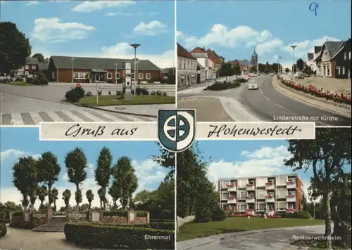 Hohenwestedt Rentnerwohnheim Ehrenmal Lindenstrasse *