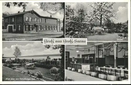 Gross Sarau Gross Sarau Gaststaette Reedwisch Grotte Ratzeburger See * / Gross Sarau /Herzogtum Lauenburg LKR