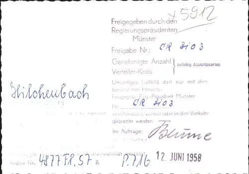 Hilchenbach Siegerland Fliegeraufnahme *