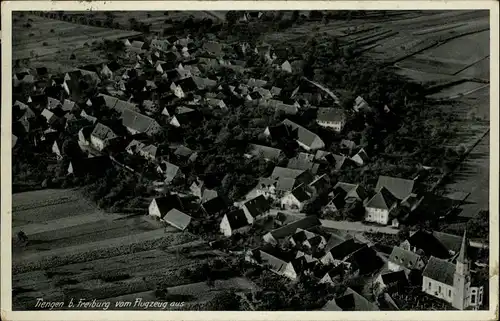 wx31960 Tiengen Tiengen Fliegeraufnahme x Kategorie. Freiburg im Breisgau Alte Ansichtskarten