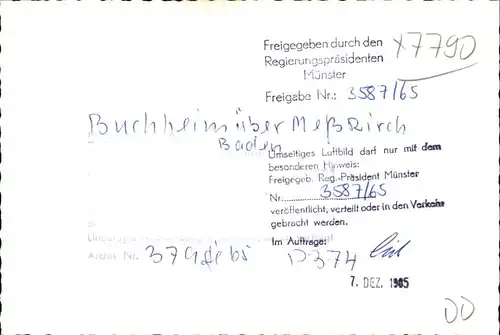 Buchheim Messkirch Fliegeraufnahme *