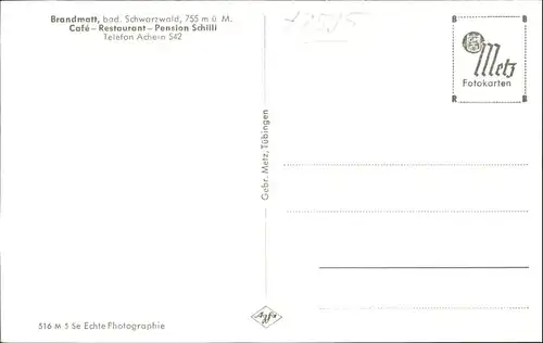 Brandmatt Pension Schilli *