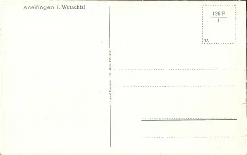 Aselfingen Wutachtal Wutachwehr Achdorf *