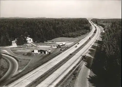 Holzkirchen Autobahn Raststaette Fliegeraufnahme  *