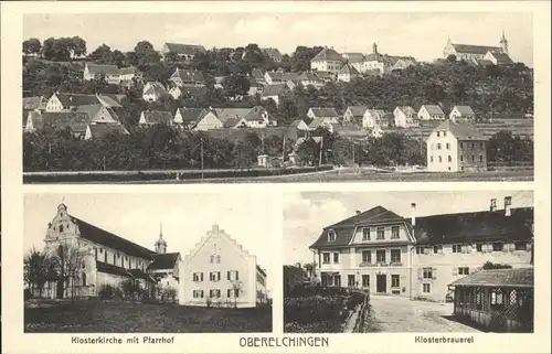 Oberelchingen Klosterkirche Pfarrhof Klosterbrauerei Nersingen *