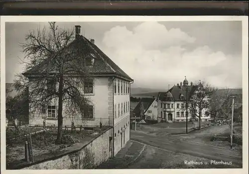 Dauchingen Rathaus Pfarrhaus *