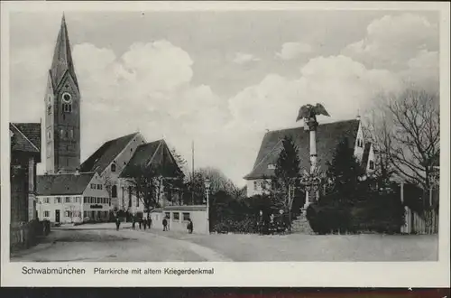 Schwabmuenchen Pfarrkirche Kriegerdenkmal *