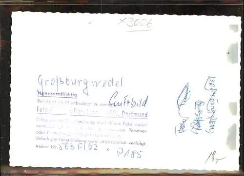 Grossburgwedel Fliegeraufnahme *