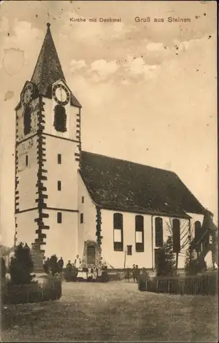 Steinen Loerrach Kirche Denkmal  *