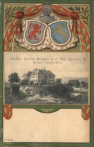 Schloss Buergeln Wappen *