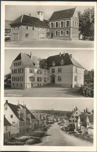 Steinheim Albuch Rathaus Schulhaus Hauptstrasse *