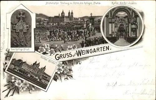 Weingarten Wuerttemberg Weingarten Kirche Festzug des heiligen Blutes x / Weingarten /Ravensburg LKR