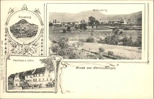 Oberlauchringen Kuessaburg Gasthaus zum Adler Schlossberg *